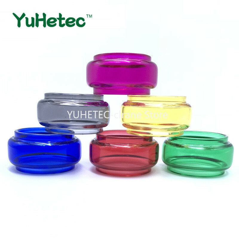 YUHETEC tabung kaca untuk Smok Stick V9 Max, Kit mesin tangki 8.5ml kapasitas tabung kaca gelembung 1 buah