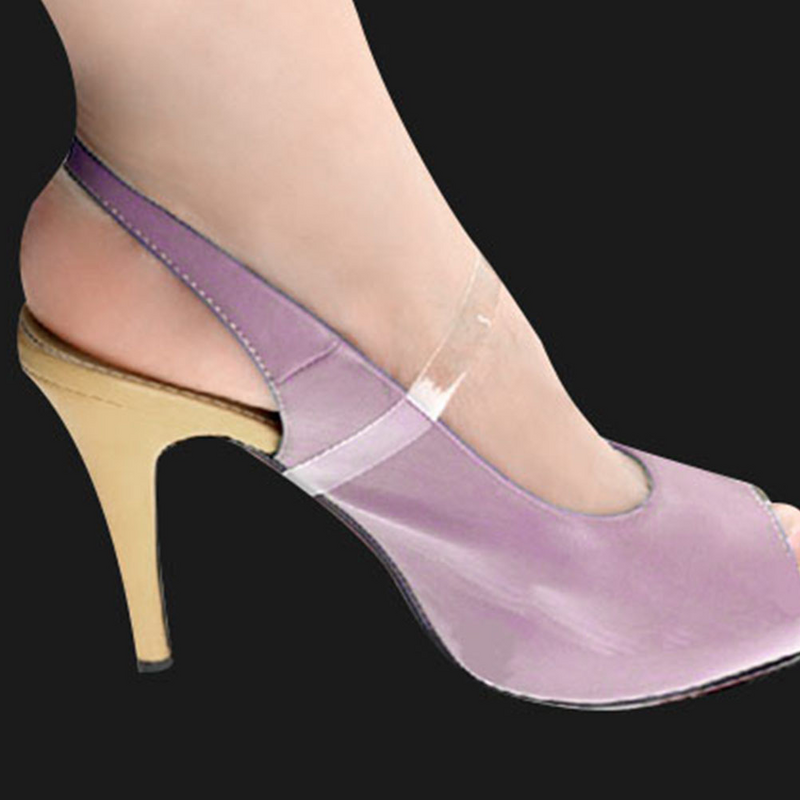 Alças de sapato invisível para segurar salto alto solto, cadarço destacável, cadarço apertado, sapatos banda, 1 par