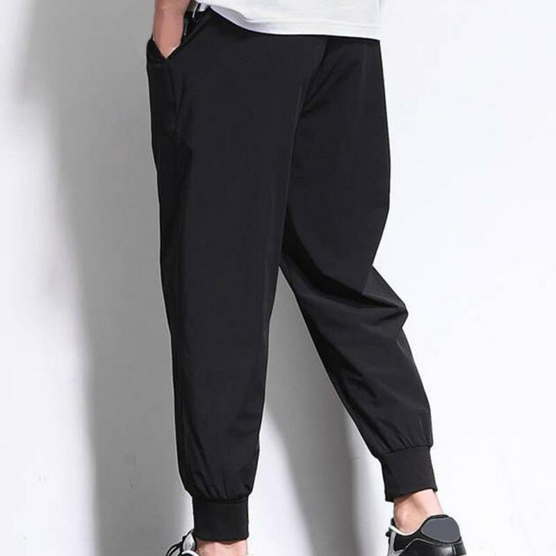 Fashionable  Pants Leisure Plush Spring Trousers Skin-friendly All Match Male Trousers for Home