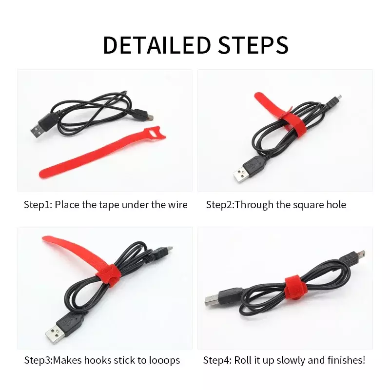 50/300 stücke lösbare Kabelbinder Kunststoff befestigung wieder verwendbarer Kabelbinder mm Gurte Nylon Wrap Zip Bundle Bandage Krawatte