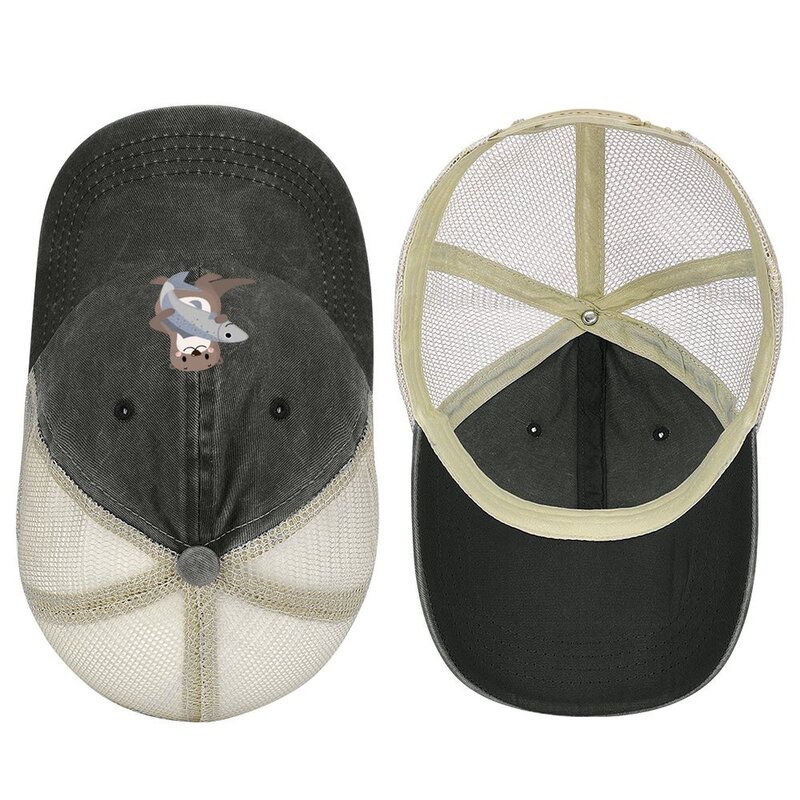 sea otters pattern-Sea otters lovers Cowboy Hat Hat Luxury Brand Streetwear Rugby Wild Ball Hat Men Caps Women's