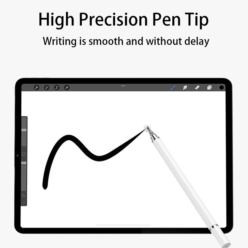 Universal Touch ปากกาสำหรับโทรศัพท์ปากกา Stylus สำหรับ Android Touch Screen ปากกาแท็บเล็ตสำหรับ Lenovo iPad Iphone Xiaomi Samsung Apple ดินสอ