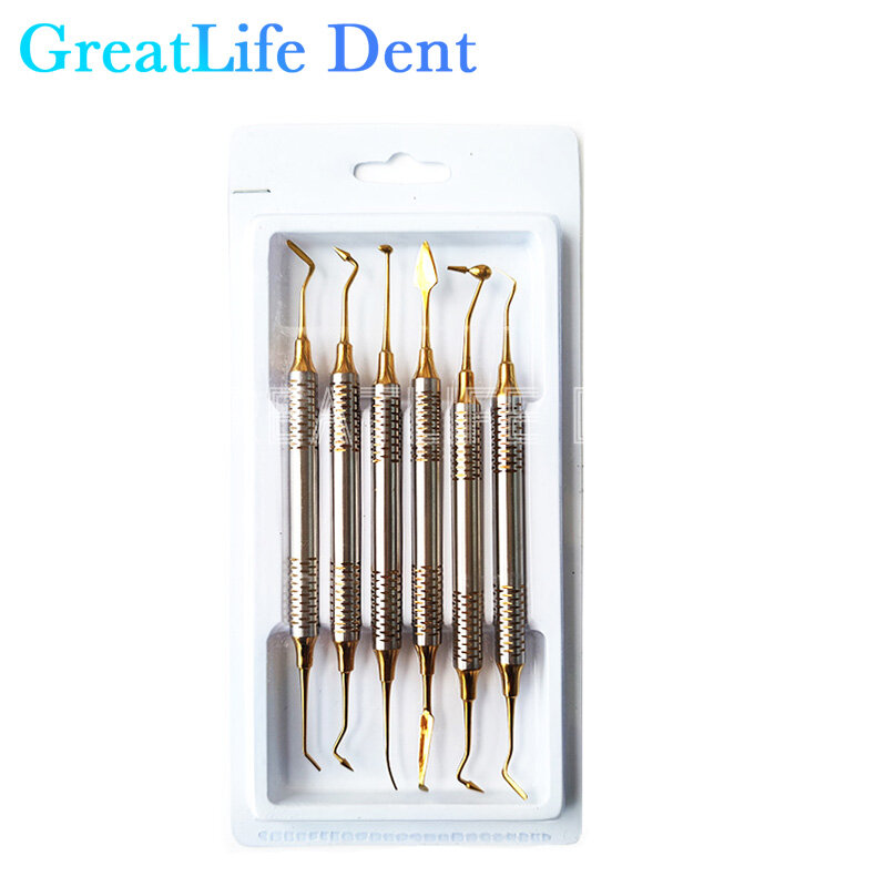 Greatlife-樹脂製の充填回復キット,プロの歯科医の機器,歯科材料,美的機器,セットあたり6個