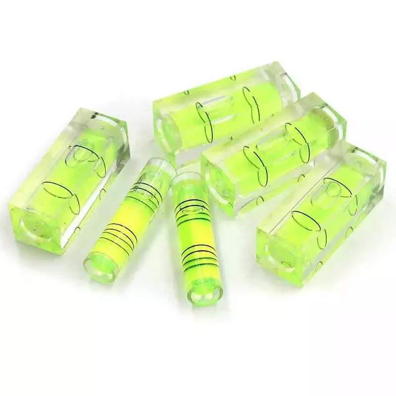 1 Pc Mini Bubble level Square/cylindrical Pocket Leveling Tool Water vials meter small-scale level measurement instrument