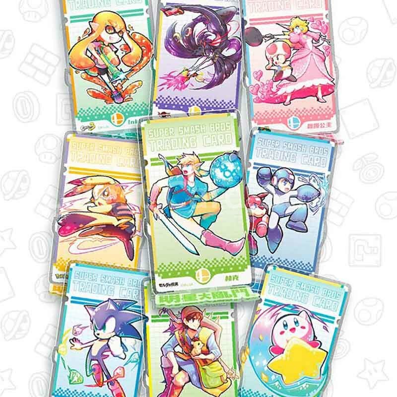 Colección de tarjetas comerciales genuinas para niños, personajes de dibujos animados, periféricos, Mario, Pokemon, caja de refuerzo, juguete de regalo, nuevo