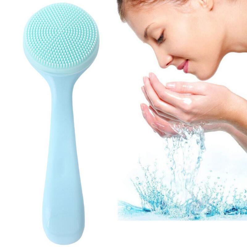 Ferramenta de limpeza esfoliante suave, Escova de limpeza facial, Massagem de cuidados com a pele para poros profundos