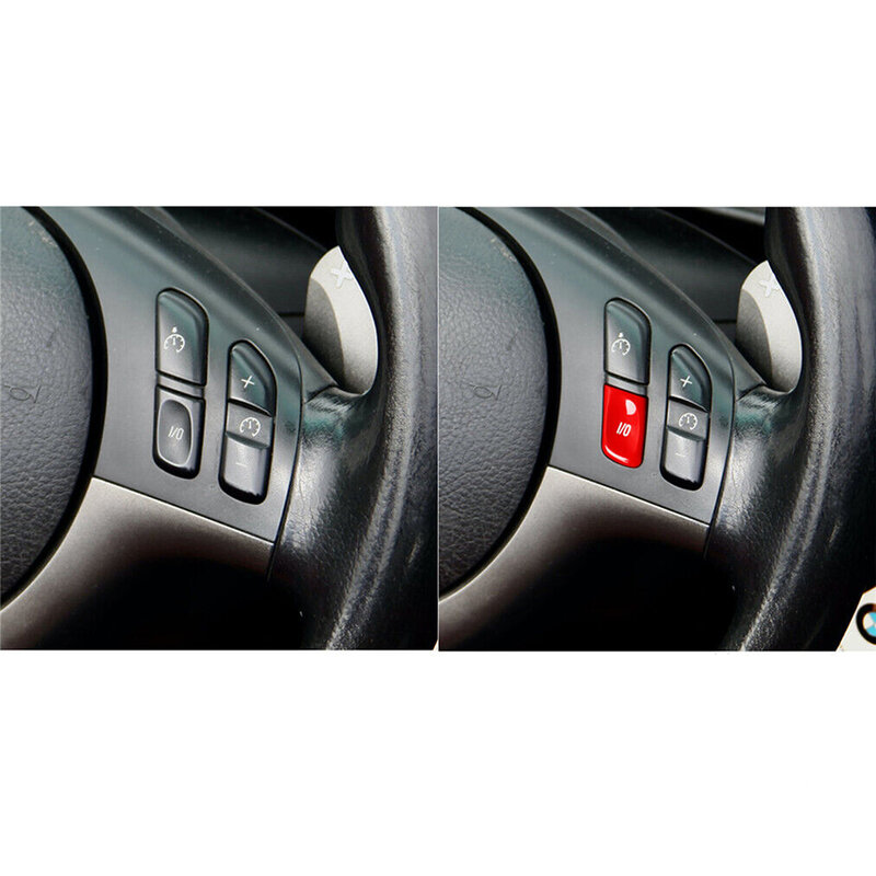 Per BMW serie 3 E46 M3 98-04 ABS rosso sostituzione volante VO pulsante copertura ABS pulsante interruttore a pulsante Trim