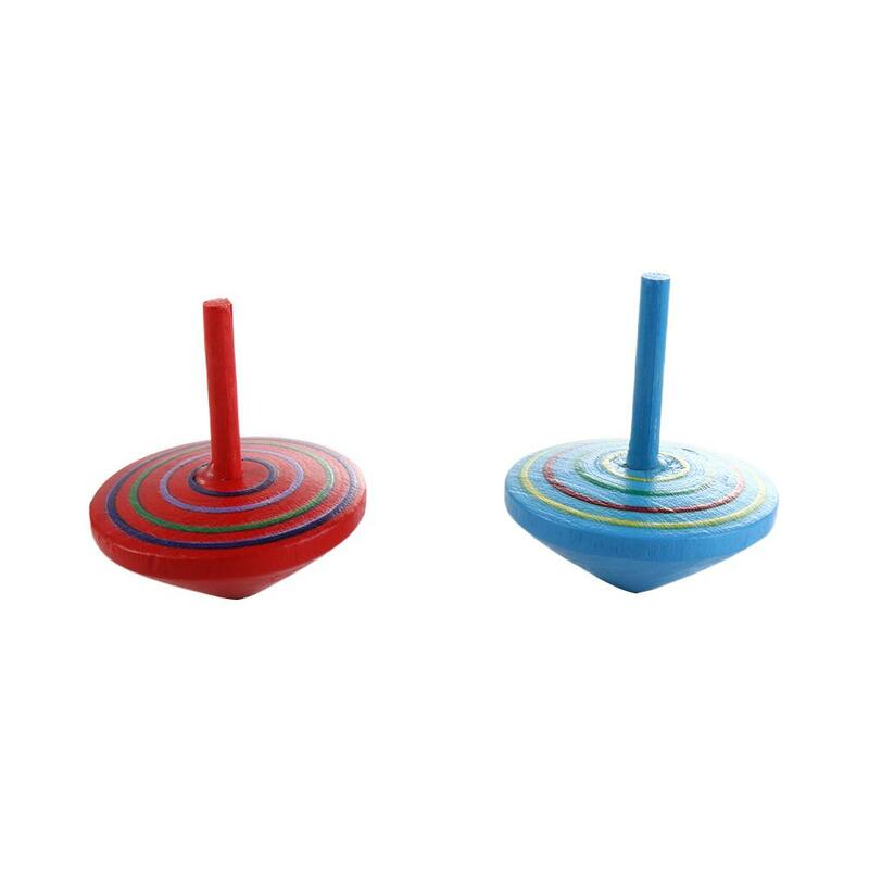 Brinquedos rotativos de madeira Gyro Desktop, Jogo educativo, Spinning Top, Top De Giro De Madeira