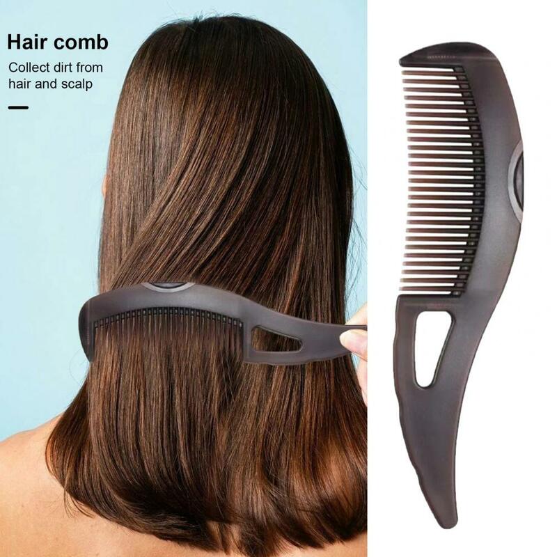 21cm Dandruff Removal Comb Hollow Tooth Hairbrush For Scalp Point Massage & Grease Removal Massage Comb To Reduce Scalp Itching