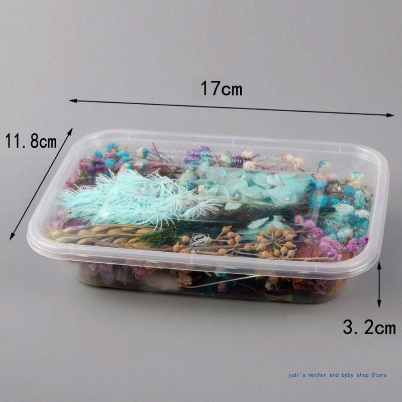 67JC 1 Box Real Mix Dried Flowers for Resin Jewellery Dry Plants Pressed Flowers DIY