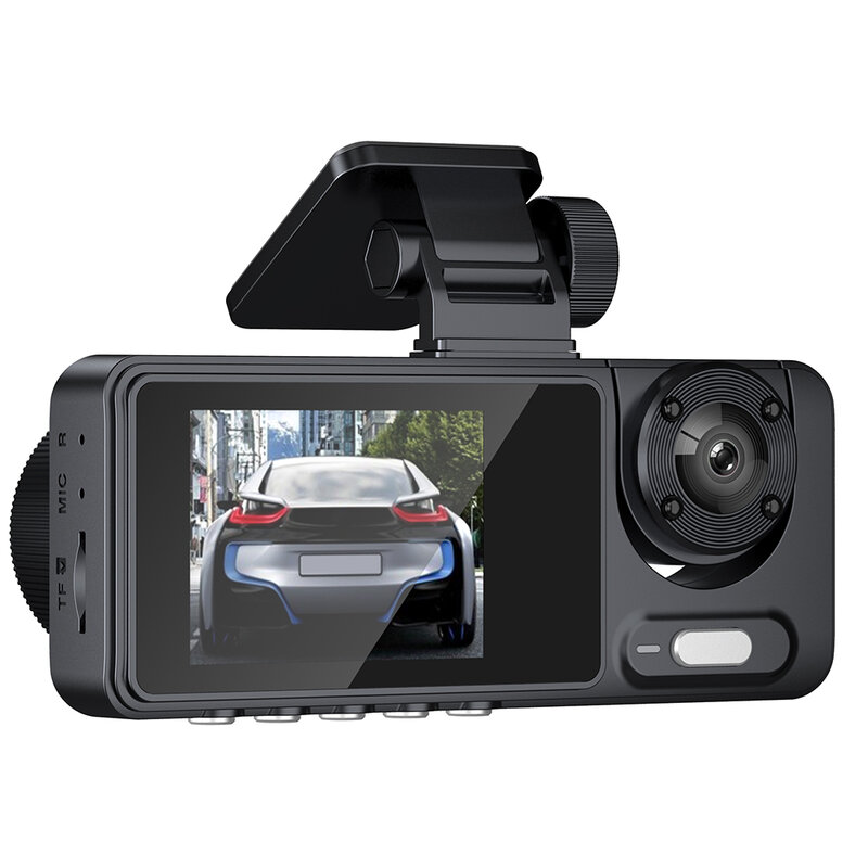 3 Canais WiFi APP Dash Cam 32G 64G Carro DVR Câmera Veículo DVR Condução Gravador de Vídeo Para Veículo Black Box Monitor de Estacionamento