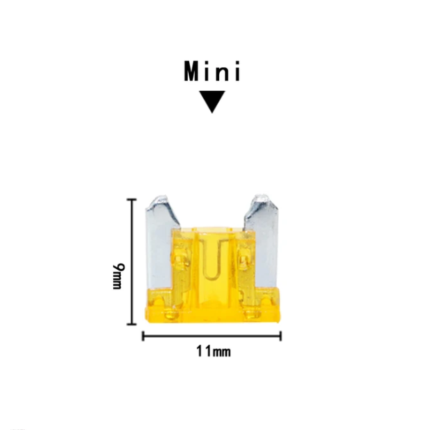 Miniatuur Kleine Middelgrote Miniatuur 2 Auto Motorfiets Vrachtwagen Zekering 2a 3a 5a 7.5a 10a 15a 20a 25a 30a 35a 40a 50a Bladzekering