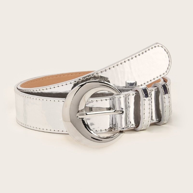 Cinturones con agujeros redondos a cinturón informal para mujer, accesorios para cintura