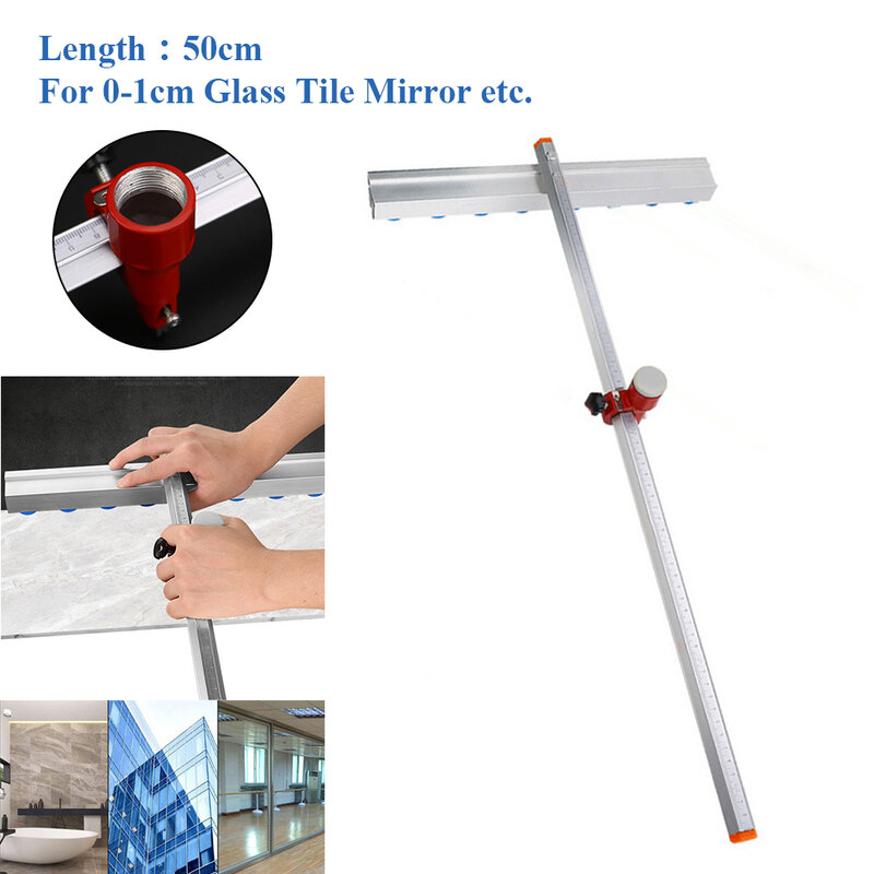 60cm Tile Push Knifes Professional Tile Glass Roller Cutter Dajustable Mirror Ceramic Cutting Tools For Glass Tile Mirror