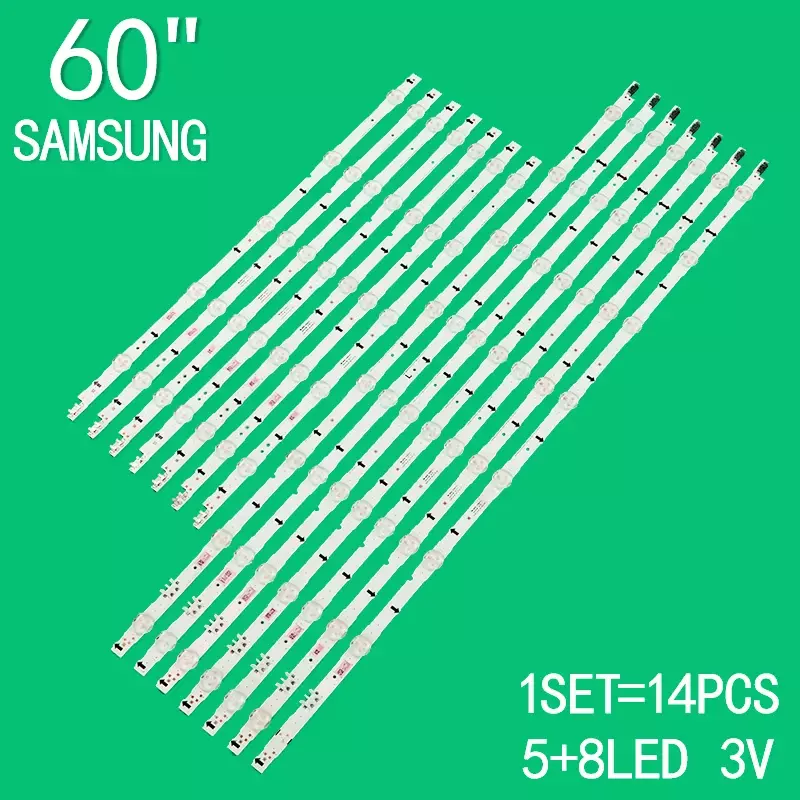Светодиодная лента для подсветки Samsung 60H UN60H6300 UN60H6350 UN60H6400 BN96-30434A 30433A 30421A ue60h6400 2014SVS60F D4GE-600D, 14 шт.