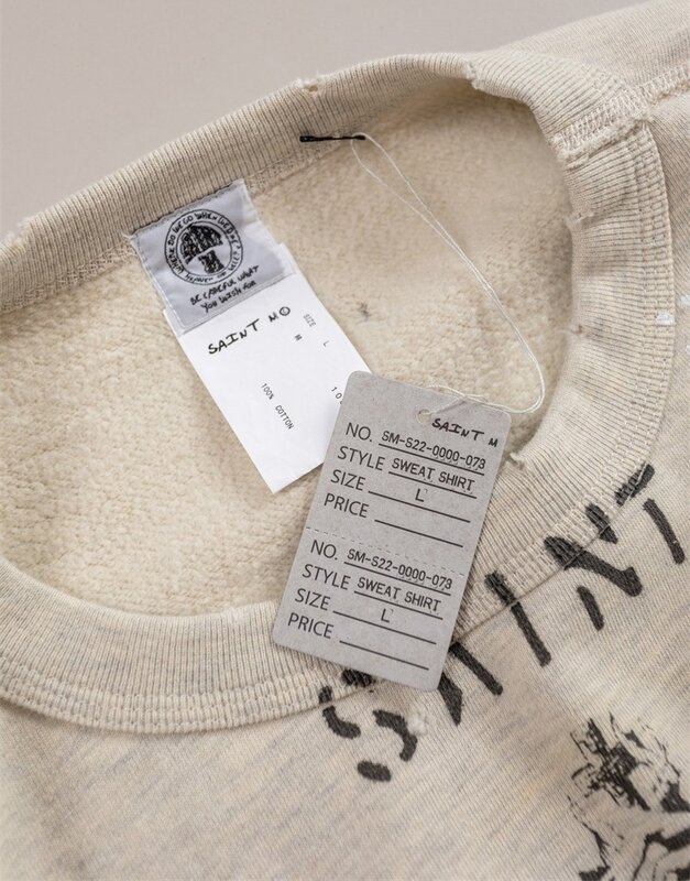 Camisolas lavadas de Saint Mary para homens e mulheres, Hoodies de lã danificados, qualidade superior, 24ss, 1:1