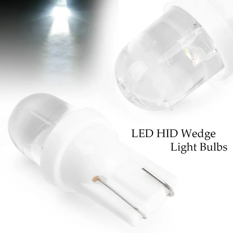 1PCS White Universal T10 W5W 168 194 LED HID Light Lamp Bulbs Dome License Plate 29mm Lighting Replacement Bulb DC 12V