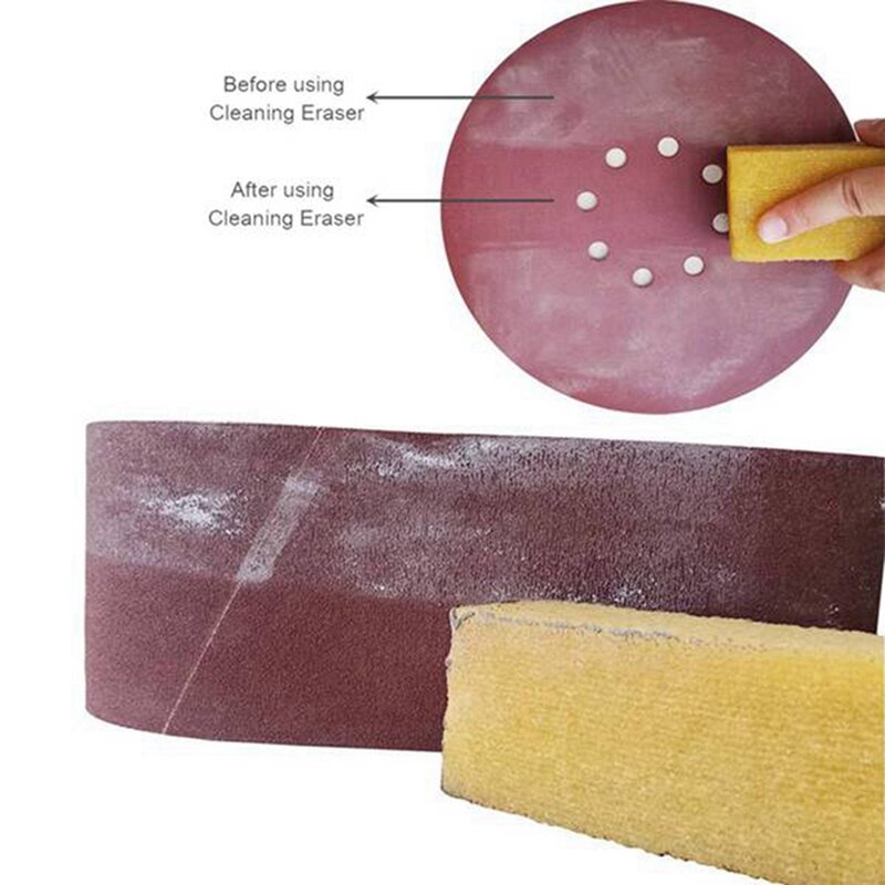 2X Abrasive Cleaning Glue Stick Sanding Belt Band Drum Cleaner Sandpaper Cleaning Eraser For Belt Disc Sander C
