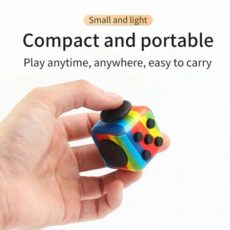 Farb würfel Anti stress Spielzeug Zappeln Dekompression Spielzeug Anti-Stress Anti-Stress-Spiele für Erwachsene Anti-Stress-Angst Kinder Geschenk