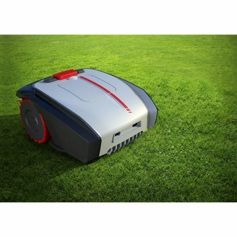 20V5AH 100Wh Lithium Battery Power Automatic Robotic Lawn Mower with Docking Station for 1500m2 Smart App Control courtyard