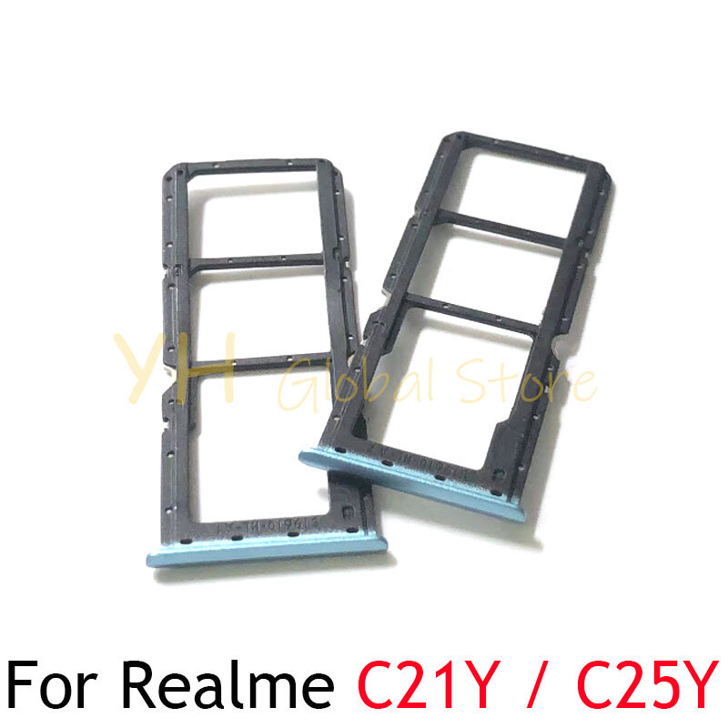 For OPPO Realme C21Y / C25Y Sim Card Slot Tray Holder Sim Card Repair Parts