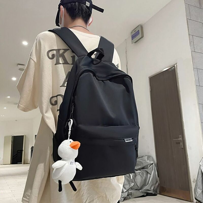 Nylon Book Bag High Quality Waterproof Large Capacity Travel Backbag Shoulder Bag Travel