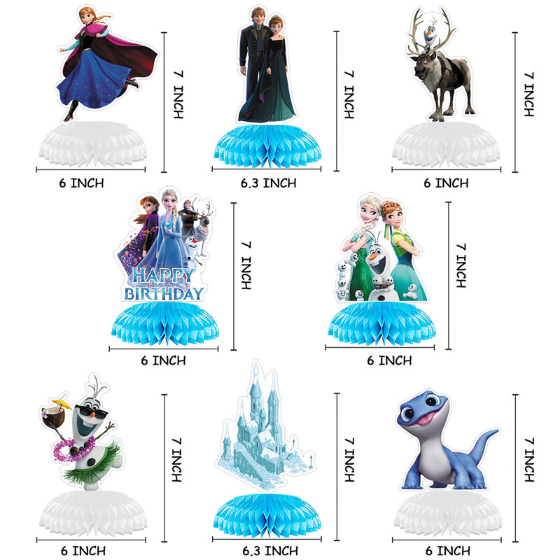 Frozen Anna Elsa Prinses Verjaardagsfeestje Decoraties Ballon Kids Wegwerp Servies Cadeau Tas Cup Baby Shower Benodigdheden Evenement