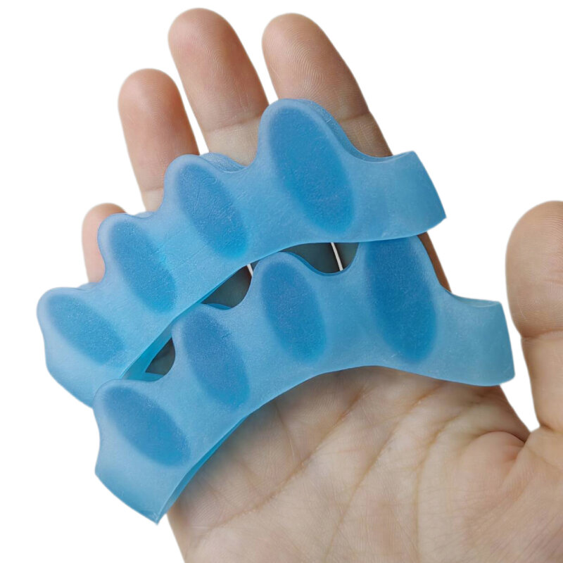3Pairs Silicone Gel Toe Separator Overlapping Orthopedic Bunion Hammer Blister Pain Relief Straightener Protector Feet Care
