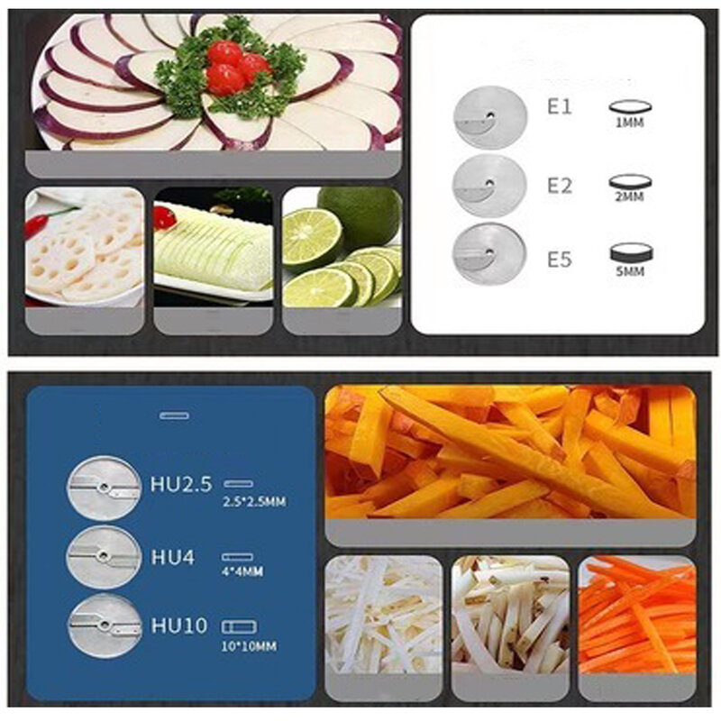 HLC-300 Vegetable Cutter Cutter Various Models Full Range of Accessories Cutter Blade Reamer Switch Screw