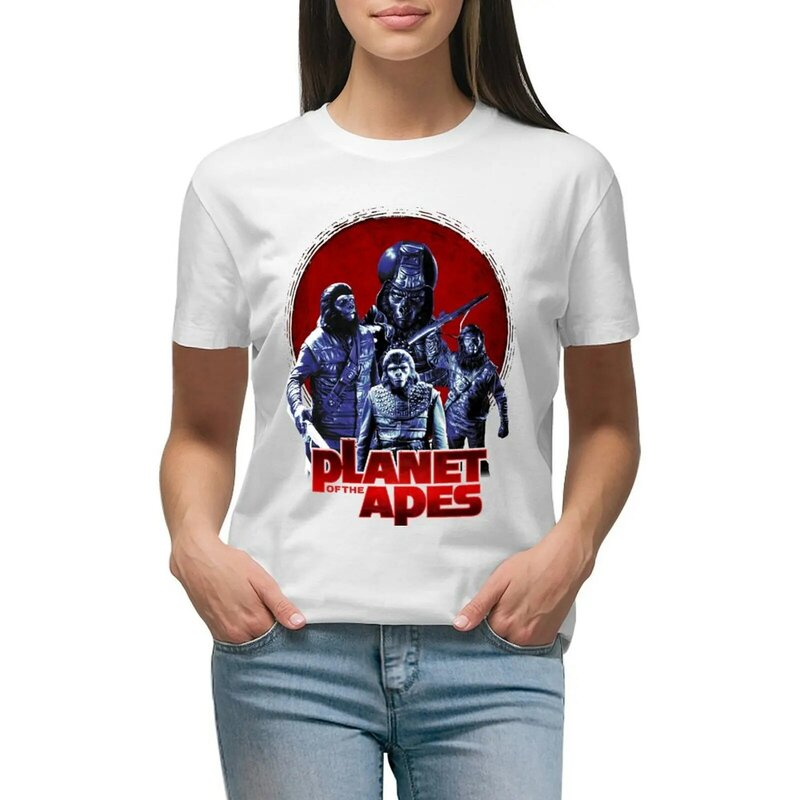 Going Apes Oversized Cropped T-shirt para mulheres, blusa engraçada