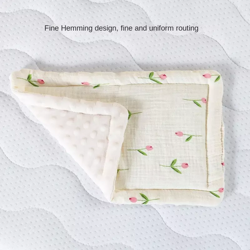 Almofada multifuncional de algodão puro para o bebê, respirável e leve, absorvendo o suor, adequado para creches domésticas e uso de viagens