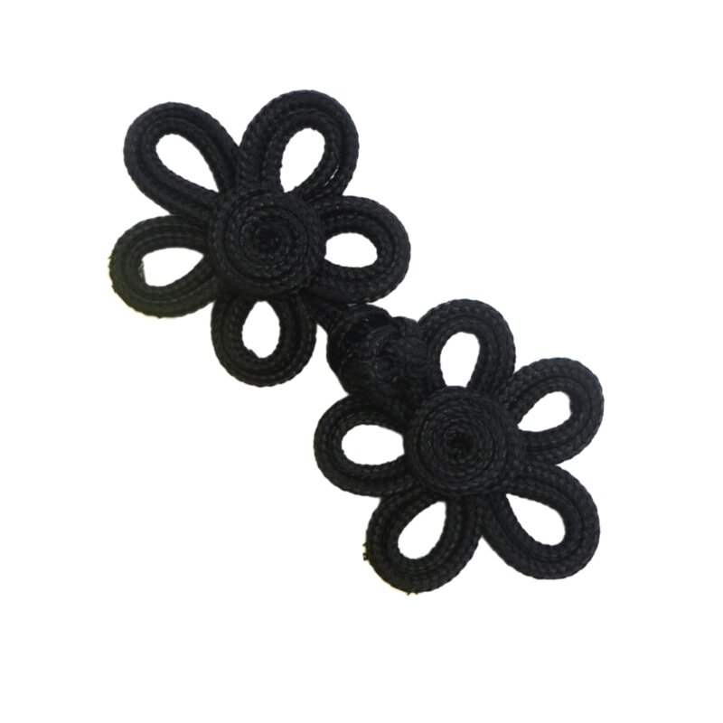 Chinese Knot Disc Buckle Buttons 1 Pair for Dance National Dress Cheongsam