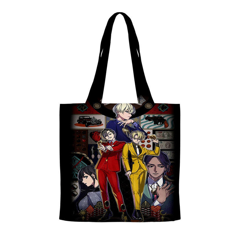 CARTÃO ALTO Anime 2023 Nova Bolsa Sacos De Compras Reutilizáveis Ombro Shopper Bags Bolsa Casual