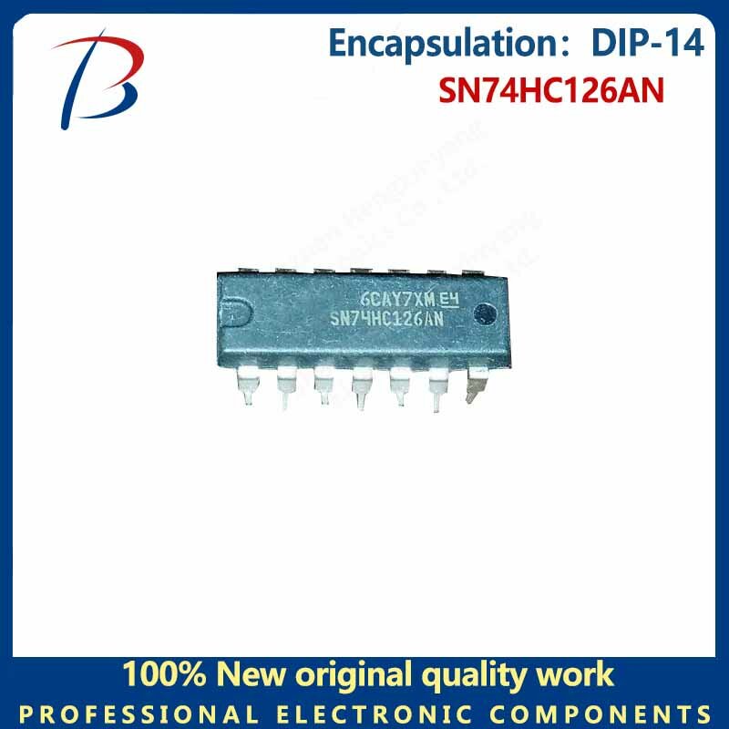 DIP-14 버퍼 드라이버 칩, SN74HC126AN 패키지, 10 개