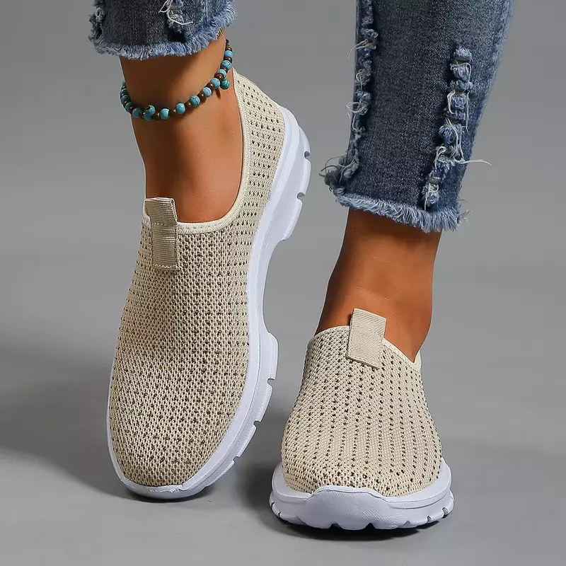 Sneakers kasual baru sepatu jaring musim panas wanita Sneakers Platform sepatu desainer mewah sepatu wanita luar ruangan sepatu Tenis wanita