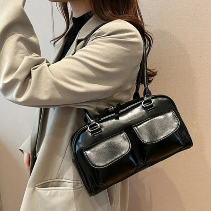 Tasche Achsel große Kapazität Schulter handtasche für Frau Textur tragbare lässige hochwertige Messenger vielseitige Luxus Cross body