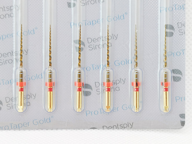 10PKS Dental Pro/Taper Gold Rotary Instrument Heat Activation Flexible Engine Files For Root Canal Tool Dentistry Material