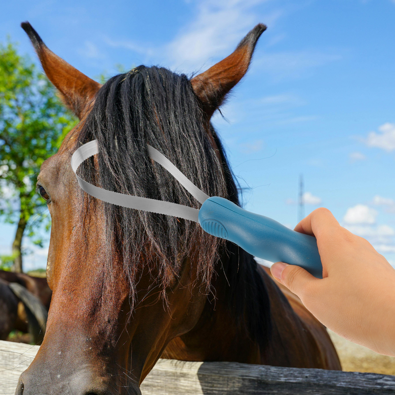 Paardenborstelreinigingskam Vee Haarverzorging Schraper Hond Uitval Verwijderen Gekarteld