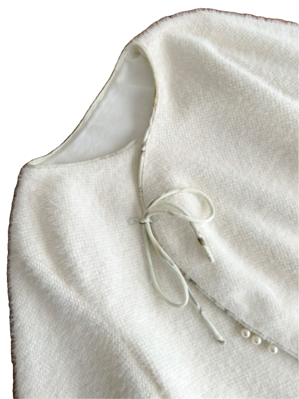 เสื้อโค้ทสไตล์เรโทรของผู้หญิงผ้าฟลีซสีทองสไตล์ประจำชาติแบบเซนปรับปรุงใหม่