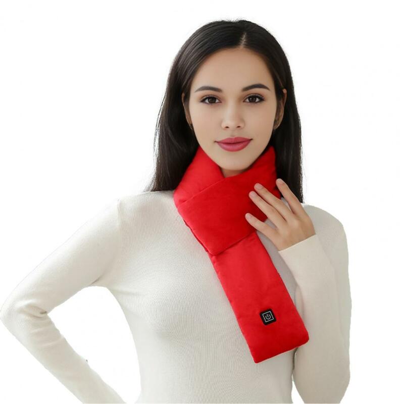Graphene Heating Scarf Wireless Rechargeable Heating Scarf with Three Gear Adjustment for Safe Intelligent Heat for Winter