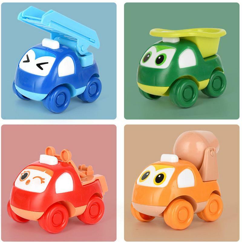 Coches de juguete de inercia para niños pequeños, diseño extraíble, regalo de primer cumpleaños