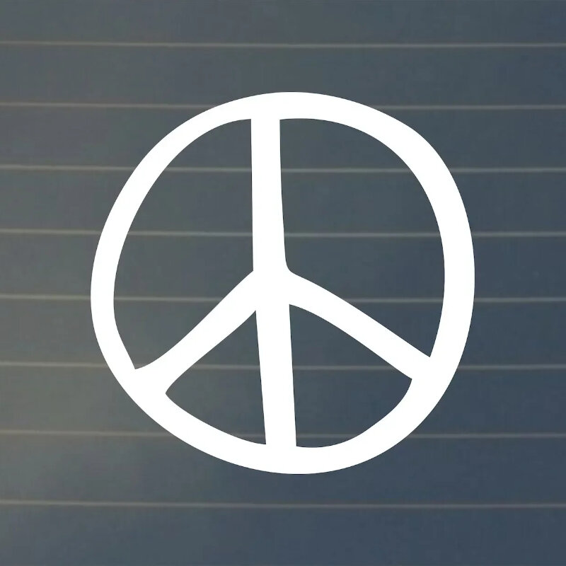 Автомобильная наклейка, знак мира, Виниловая наклейка, знак мира, автомобильная наклейка, знак мира, наклейка для ноутбука, наклейка для ноутбука