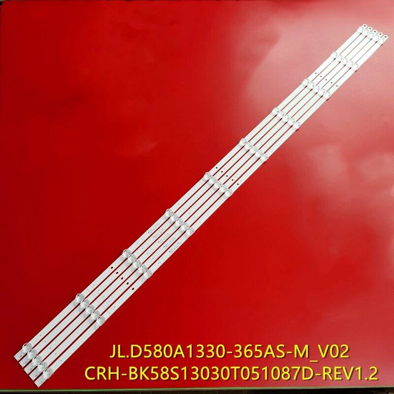 LED strips for Doffler 58dus83 TV H58AE6000 H58A6100 CRH-BK58S13030T051087D-REV1.2W JL.D580A1330-365AS-M_V02 1199904 55CF37-T2​