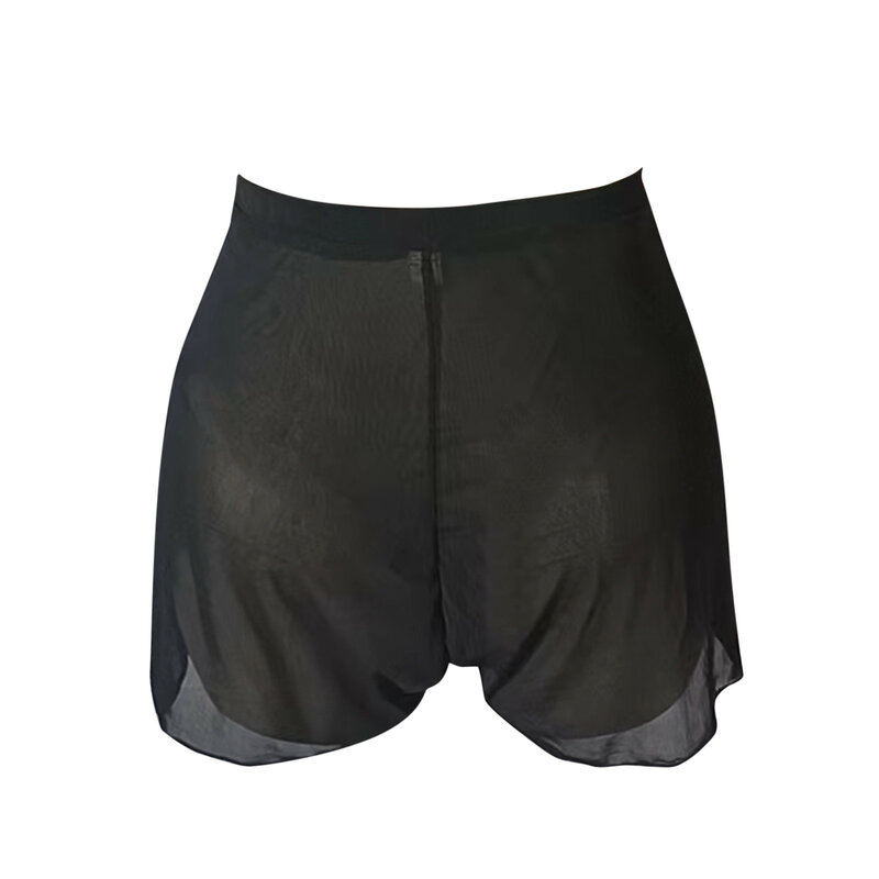 Women Ruffle Trim Sheer Beach Skirt Cover Up Skirt Beach Wrap Bikini Shiny Wraps Cover Ups For Swimwear Mesh Cotton Cover Ups