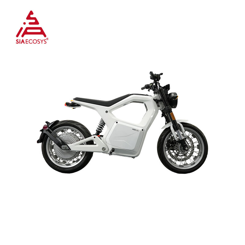 Motocicleta Elétrica SiAECOSYS-MT com Alumínio Fundido de Alta Potência, Estrutura Integralmente Formada, Bateria de Íons de Lítio 4Kwh, 72V, 120kph