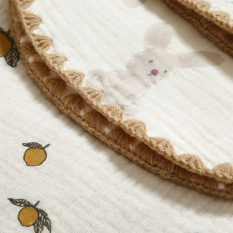 Cuscino per neonato Cuscino in cotone per asilo nido Cuscino per neonato Asciugamano per sudore Cuscino in garza in