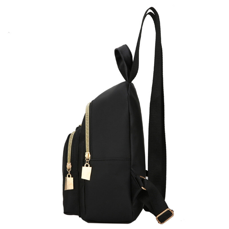 Нейлоновый водонепроницаемый вместительный Универсальный простой Модный повседневный рюкзак для девочек женская маленькая школьная сумка с регулируемым ремешком