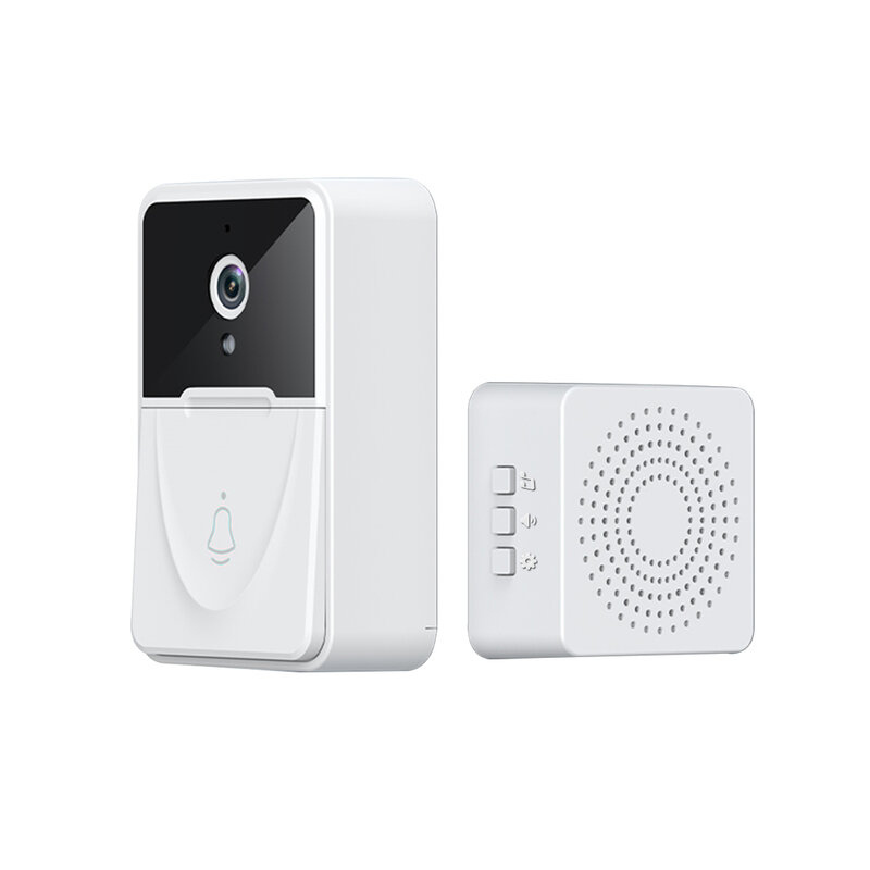 ESCAM X3 Wireless WIFI Doorbell 3Days Free Cloud Storage Intercom Video Door Phone With USB Indoor Chime  Build-in Battery