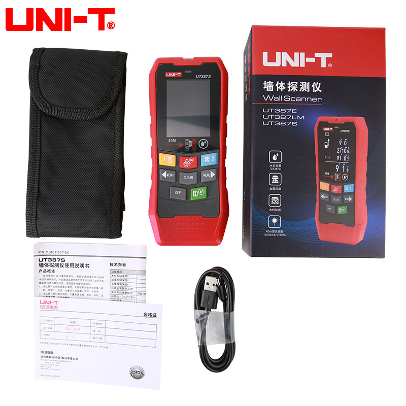 UNI-T 휴대용 레이저 거리 측정기, Medidor 레이저 테이프 빌드 측정 장치, 전자 눈금자, 40M, 50M, 60M, 80M