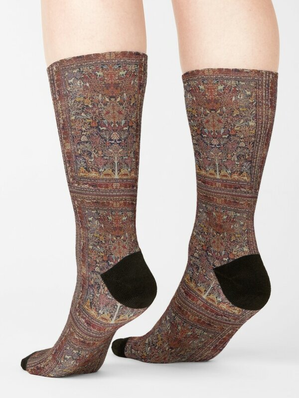 Alfombra oriental Vintage antigua persa calcetines de compresión